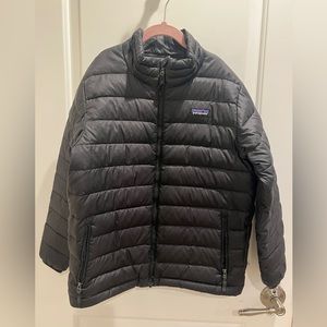 Patagonia Kids’ Down Sweater Jacket - Black Size 10